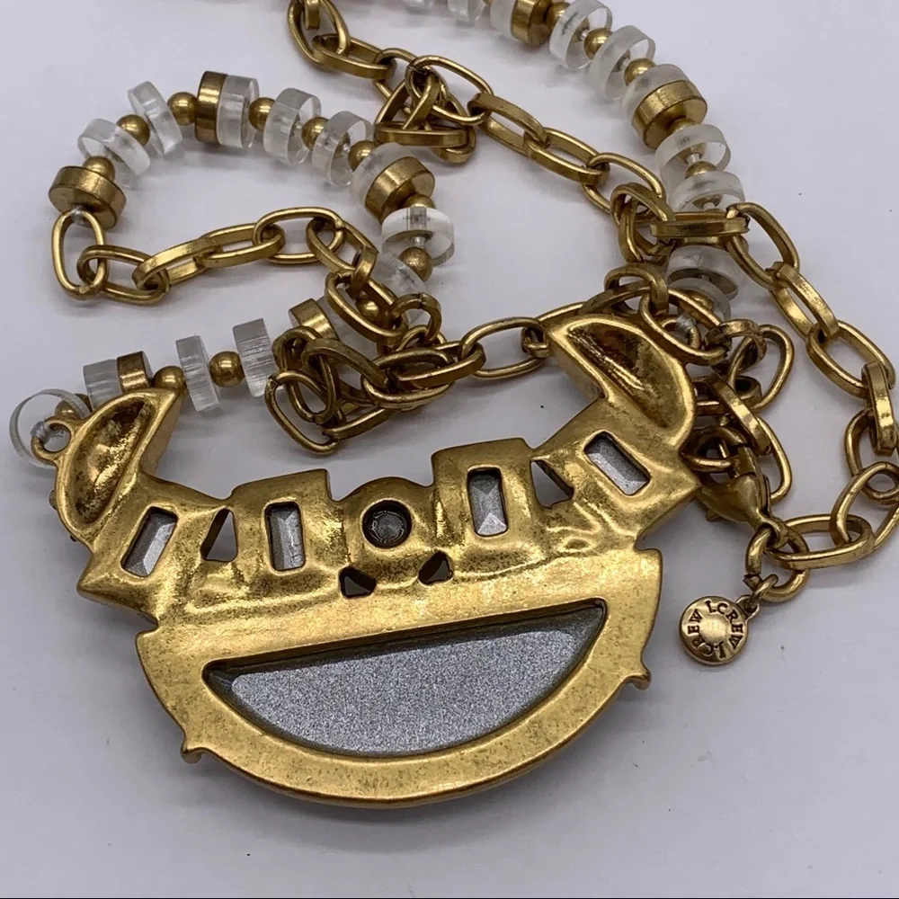 J. Crew Mirrored Jeweled Beaded Necklace
